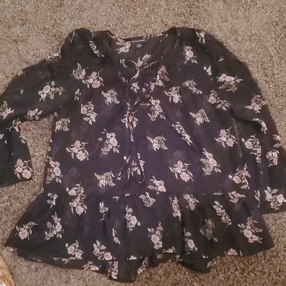 3/4 length dress shirt
